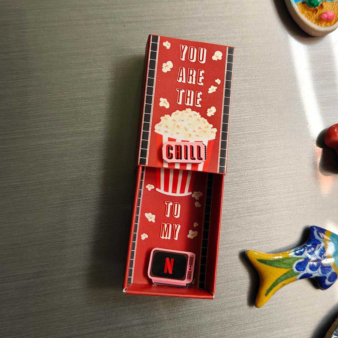 Netflix & Chill Fridge Magnet