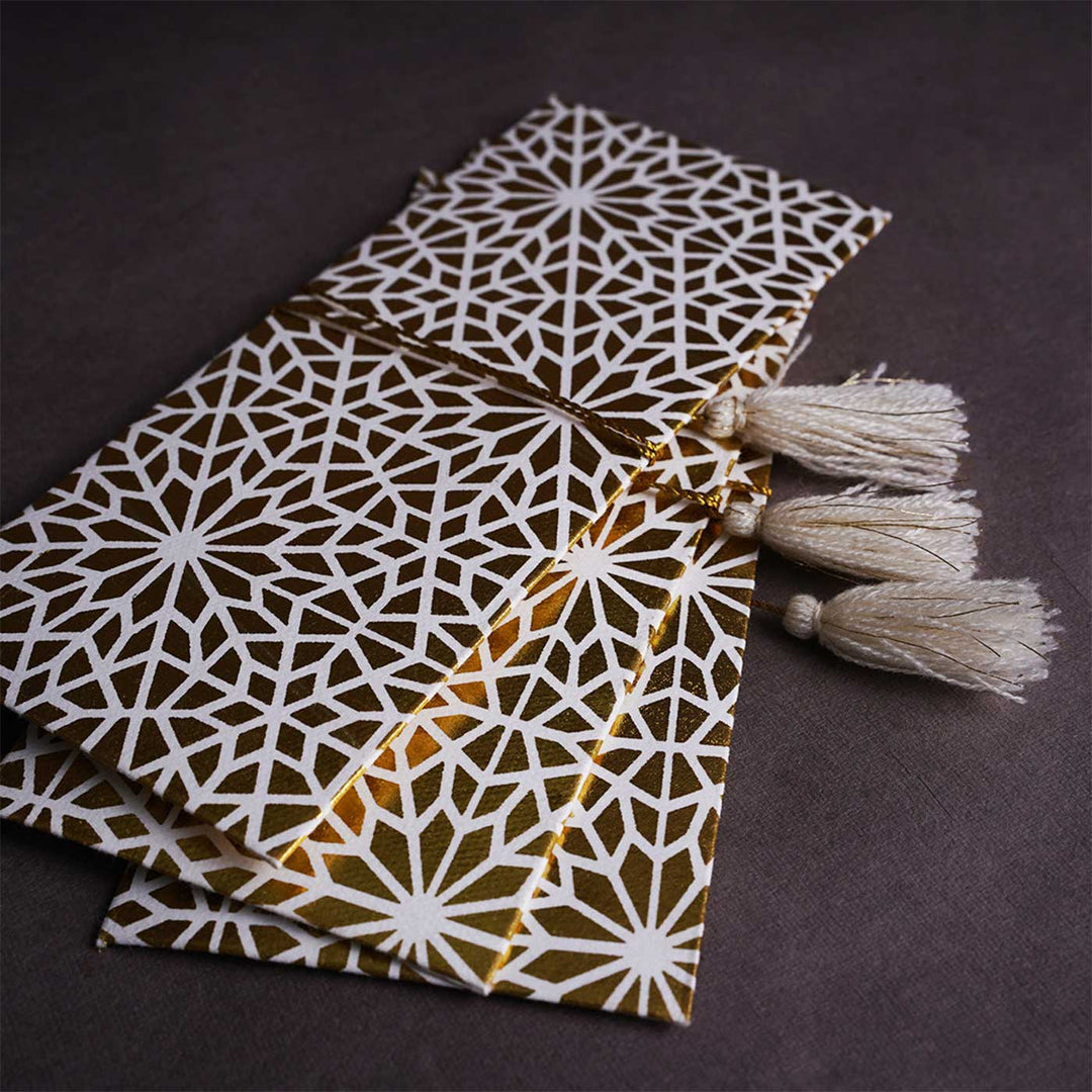 Personalized Handmade Mosaic Paper Envelopes | Set Of 30
