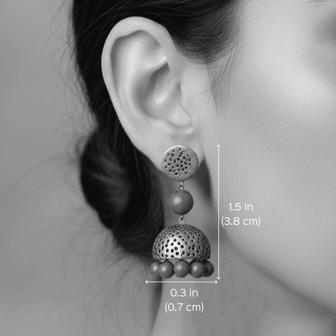 Handmade Boho Pop Terracotta Earrings