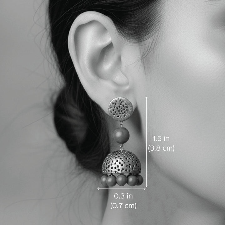 Handmade Boho Pop Terracotta Earrings