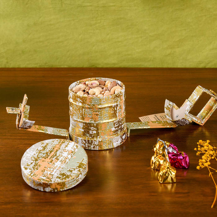 Handmade Small Tiffin Box Shape Paper Gift Box