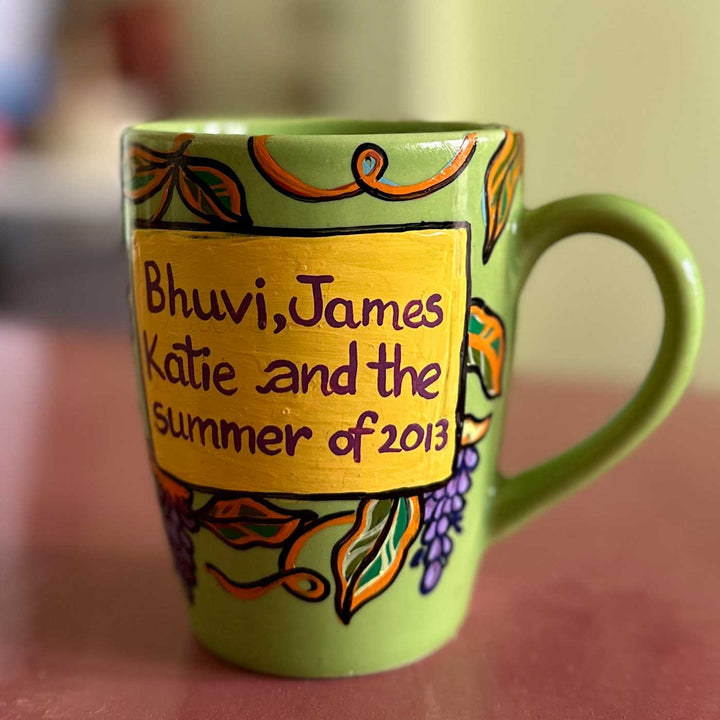 Photo Personalized Hand-Painted Pop Art Illustrated Caricature Mug | 300 ML