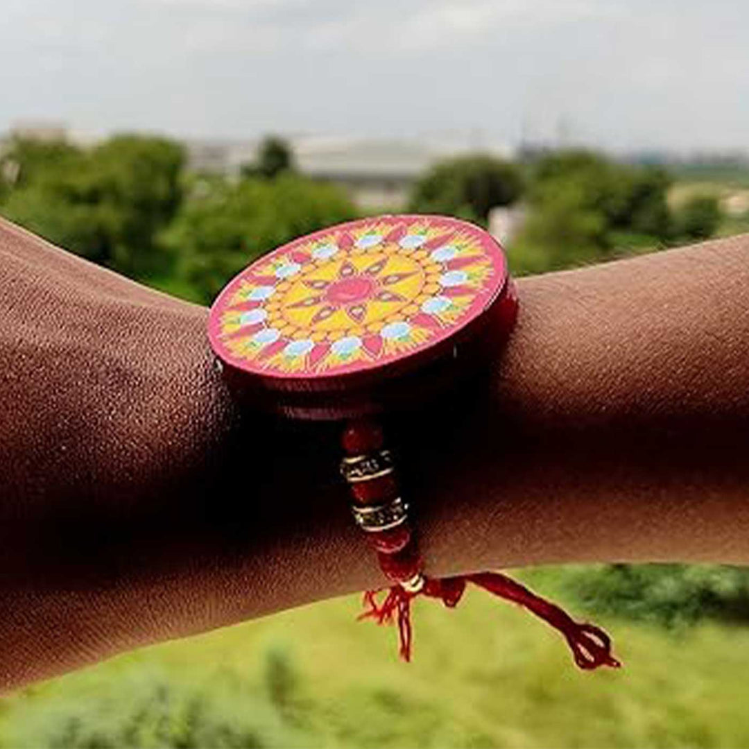 Photo Personalized Printed Unique Pop Up Acrylic Rakhi - Worn on Wrist