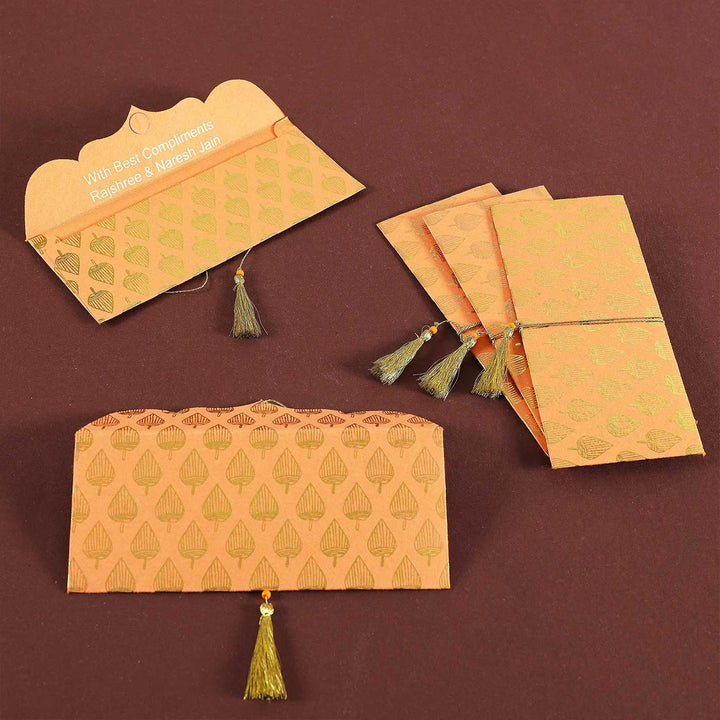 Personalized Handmade Paan Paper Envelopes | Set Of 10