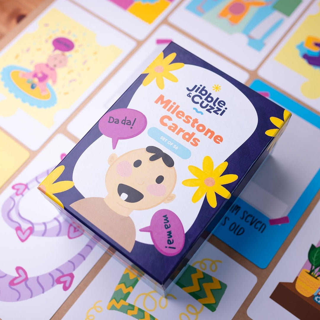 First Moments Forever | Handmade Baby Milestone Cards | Set Of 50 Memories