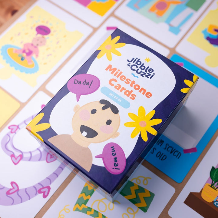 First Moments Forever | Handmade Baby Milestone Cards | Set Of 50 Memories