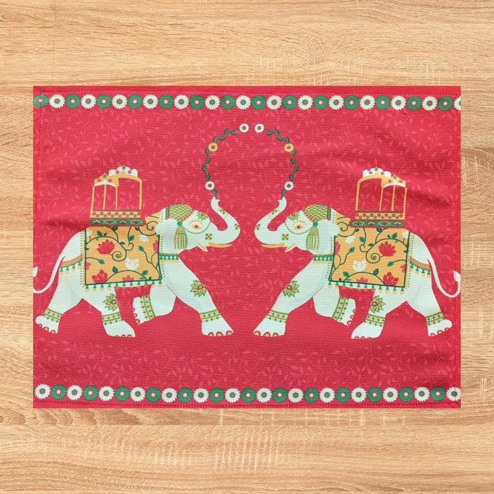 Printed Royal Tuskers Table Runner & Mat Set