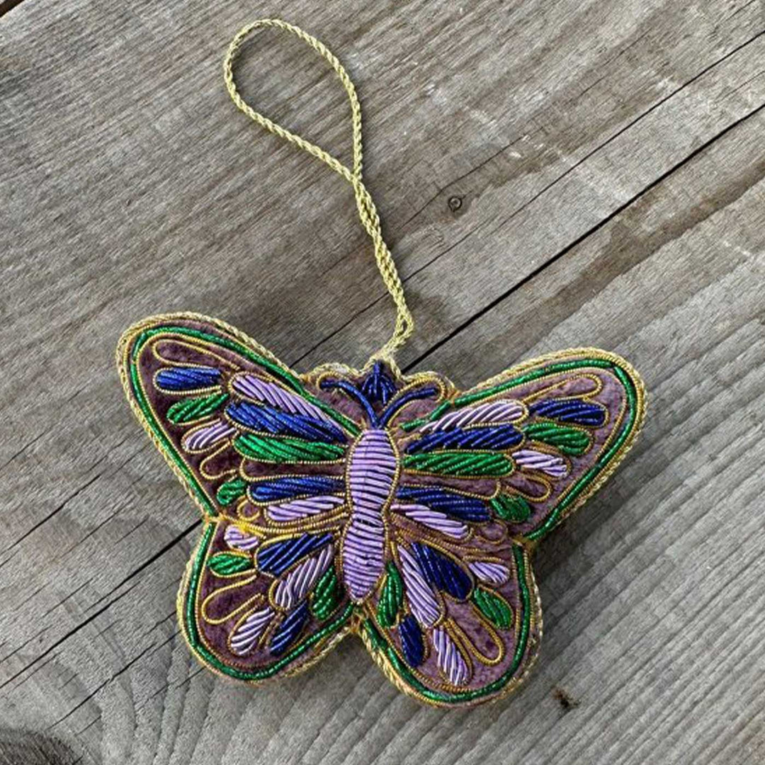 Multicolor Buttterfly Premium Zardozi Ornament