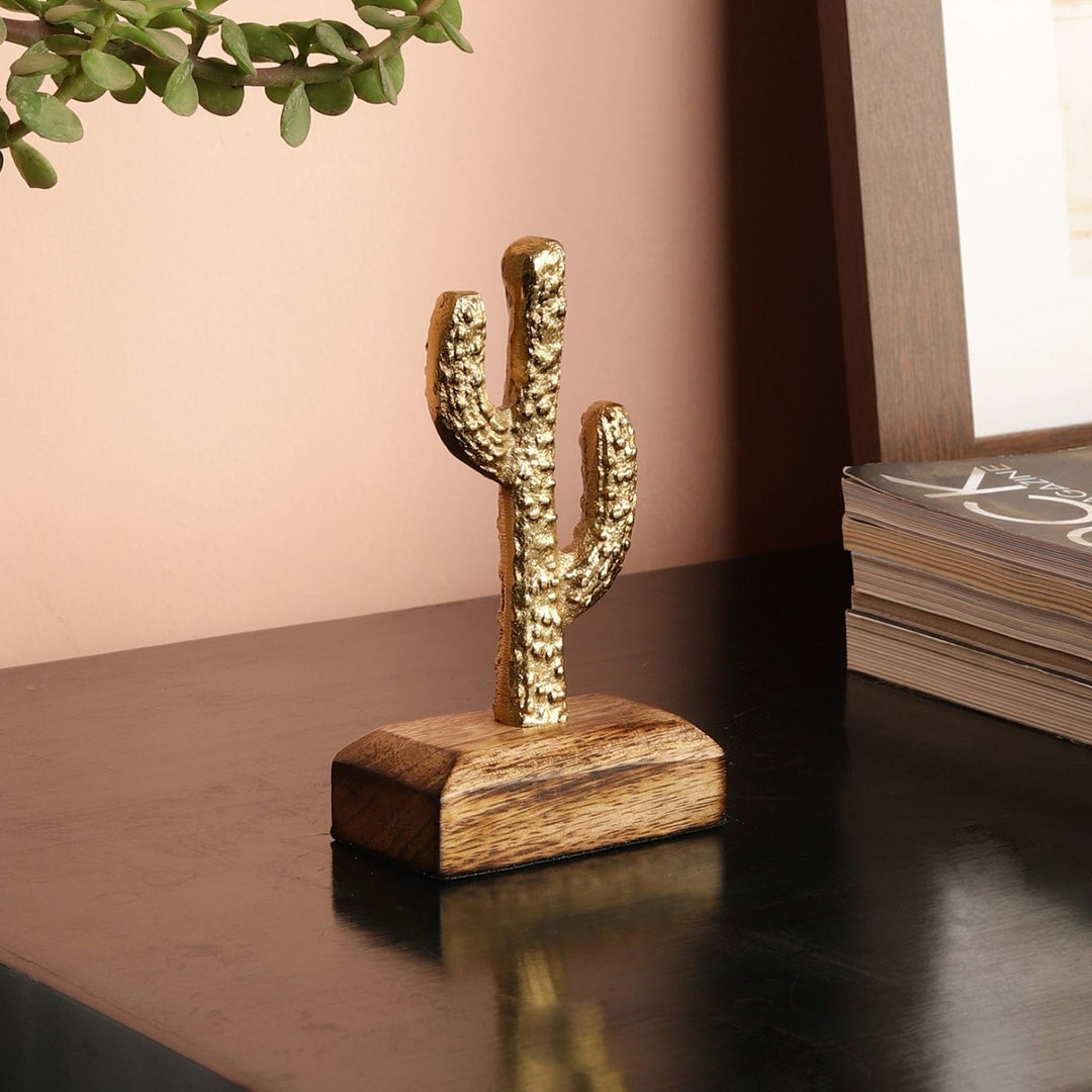 Handmade Mini 'Cactus' Decor Showpiece