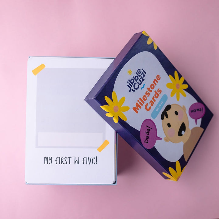 First Moments Forever | Handmade Baby Milestone Cards | Set Of 50 Memories