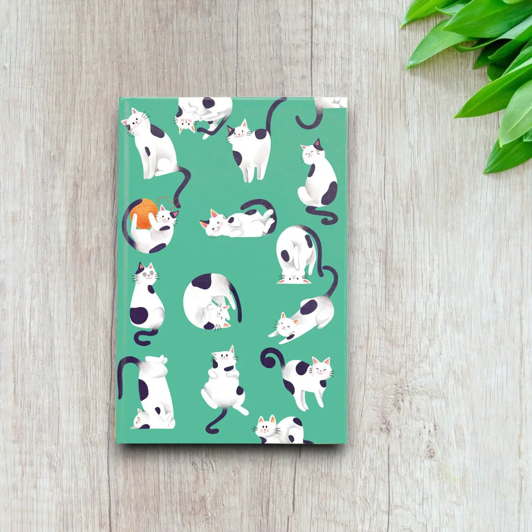 Printed Cat Theme Ruled Notebook | A5 | 50 Pages