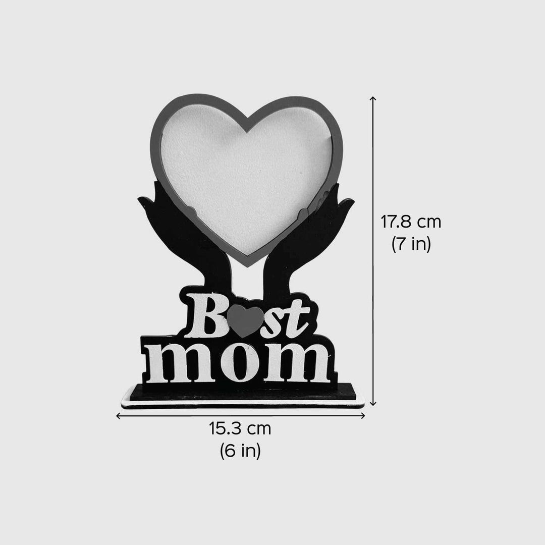 Photo Personalized Handmade Best Mom MDF Wood Fridge Magnet