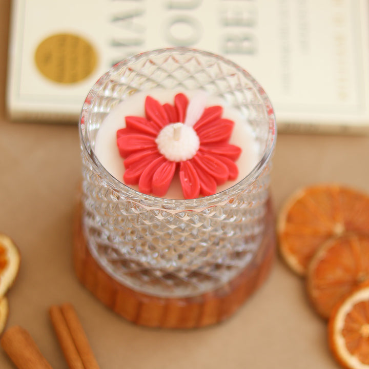 Assorted Handmade Big Crystal Jar Soy Wax Candle