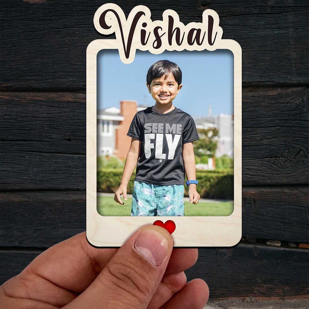 Photo Personalized Printed Cute Wooden Fridge Magnet