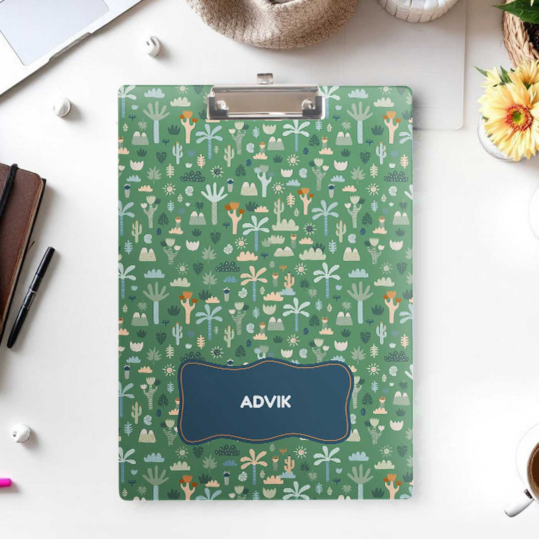 Personalized Nature & I Theme Acrylic Clipboard