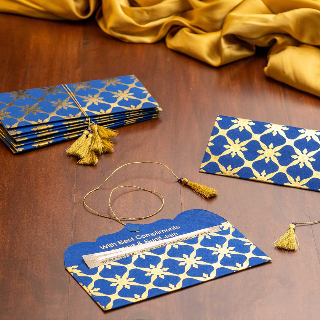 Personalized Handmade Spark Paper Envelopes | Set Of 30