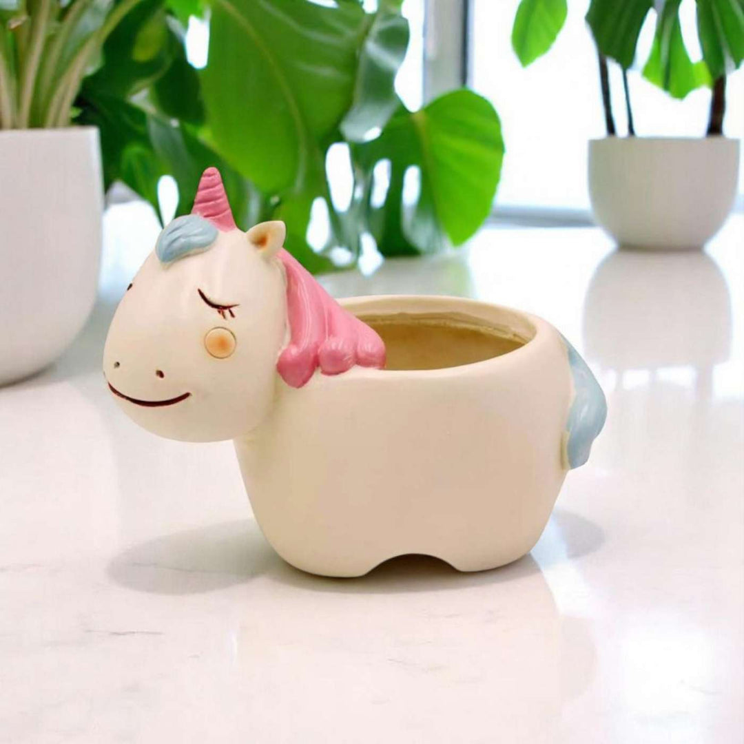 Paint Your Own Unicorn Theme Ceramic Planter DIY Kit
