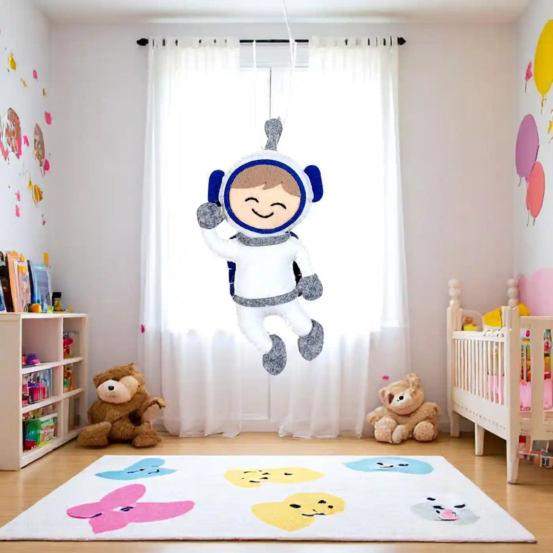 Handmade Astronaut Doll Felt Hanging For Kids