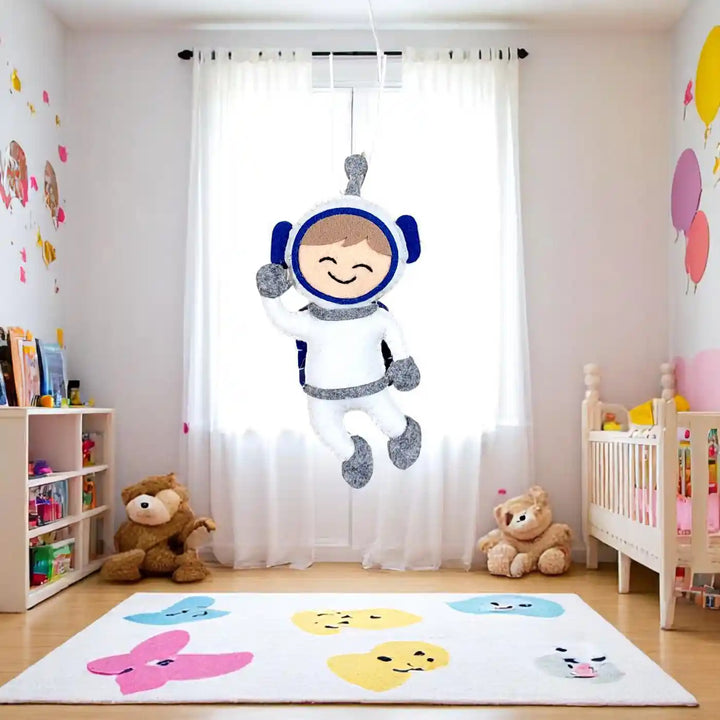 Handmade Astronaut Doll Felt Hanging For Kids