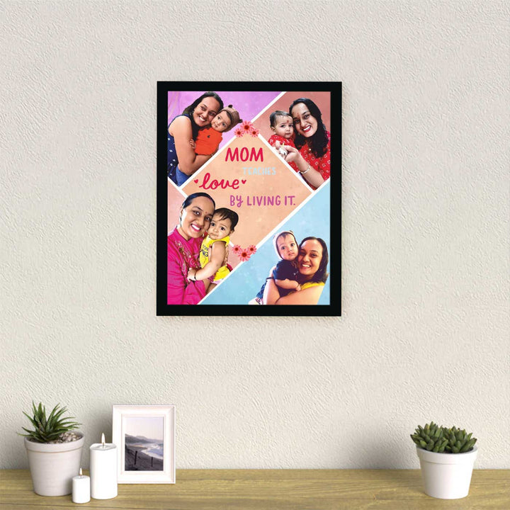 Photo Personalized Mom Theme Framed Decorative Plaque For Mothers