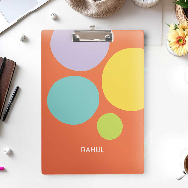 Personalized Zooboo Kids Theme Acrylic Clipboard