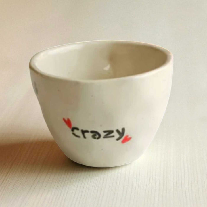Handmade Best Crazy Sister Ceramic Mug