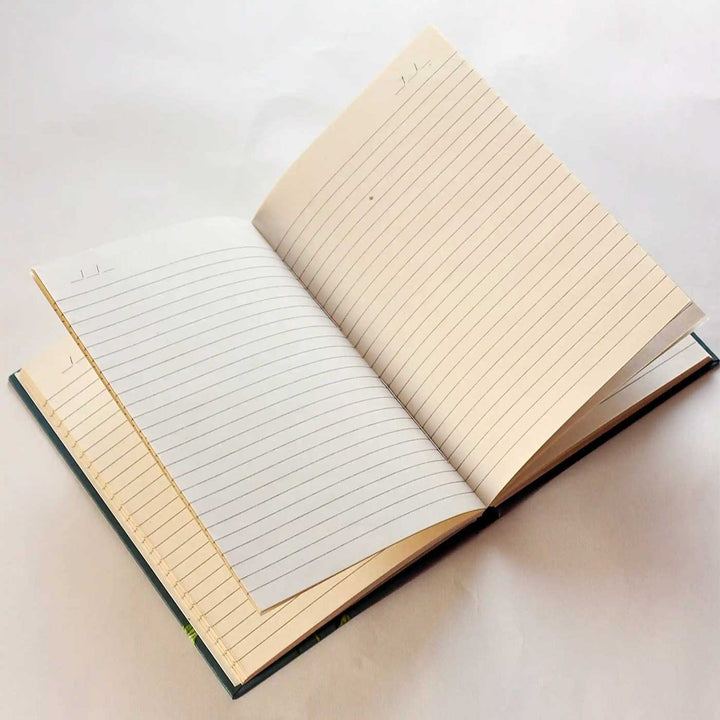 Handmade Plaid Black Ruled Journal | 100  Pages