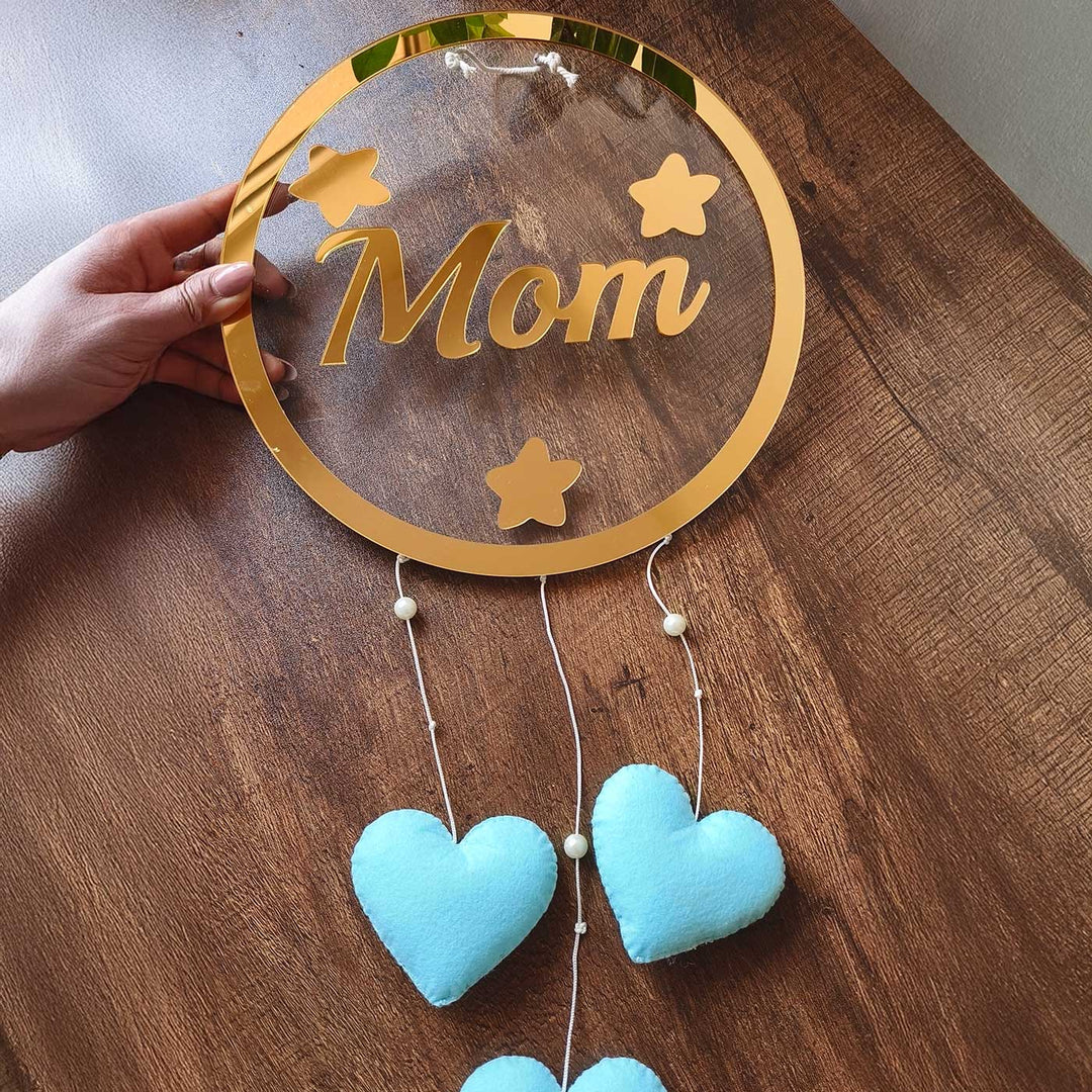 Handmade Mom Heart Theme Felt Hanging