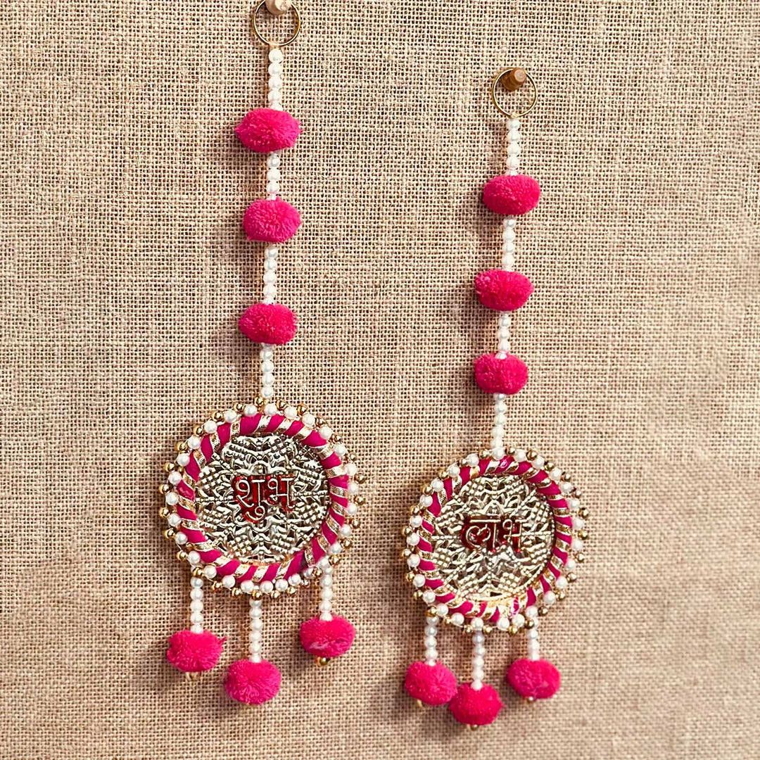 Handmade Tejasvi Shubh Labh Metal Hanging
