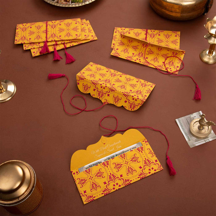 Personalized Handmade Ragini Paper Envelopes | Set Of 30