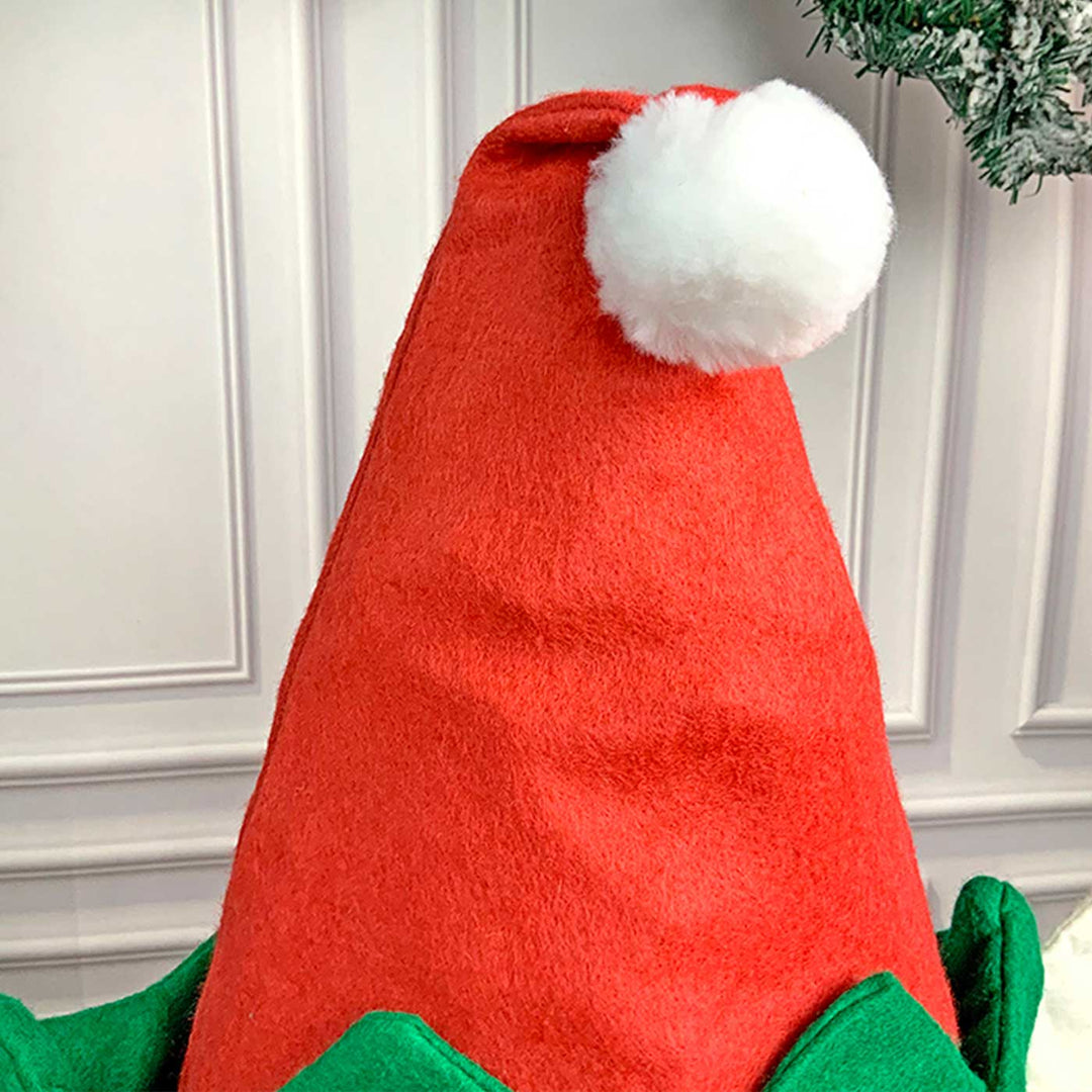 Handmade Long Elf Legs & Ears Felt Santa Hat | Xmas Gifting Ideas