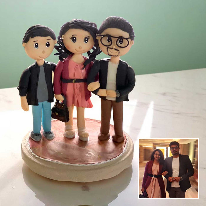 Photo Personalized Miniature Clay Dolls