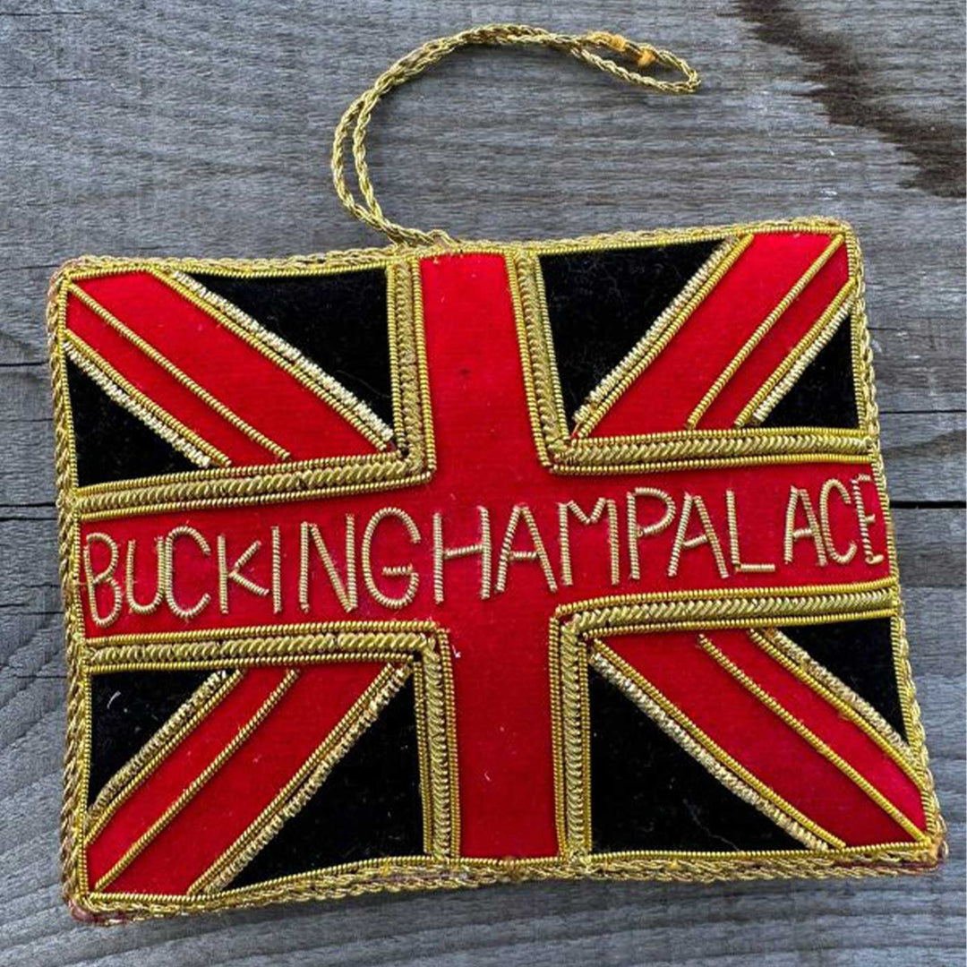 Buckingham Palace Flag Premium Zardozi Ornament