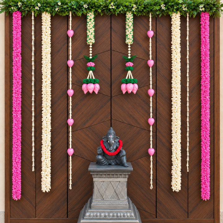 Solawood Rajnigandha Floral Festive Hangings
