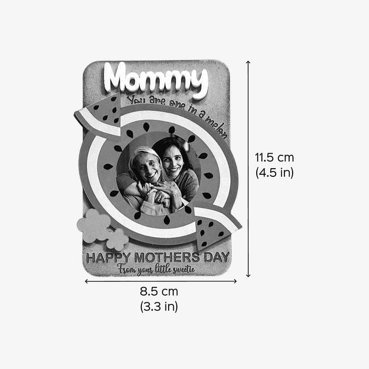Photo Personalized Handmade Watermelon Theme Mdf Wood Fridge Magnet For Mothers
