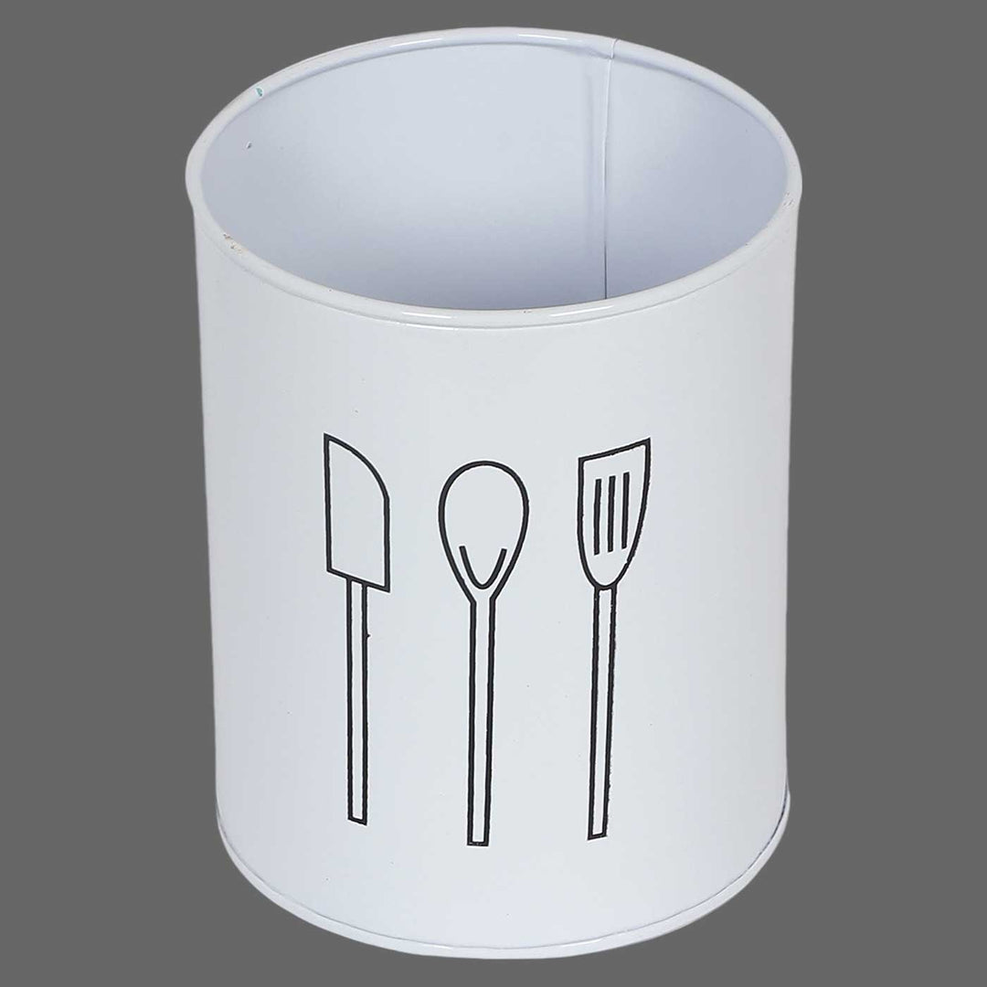 Handmade White Cutlery Stand | Set Of 2