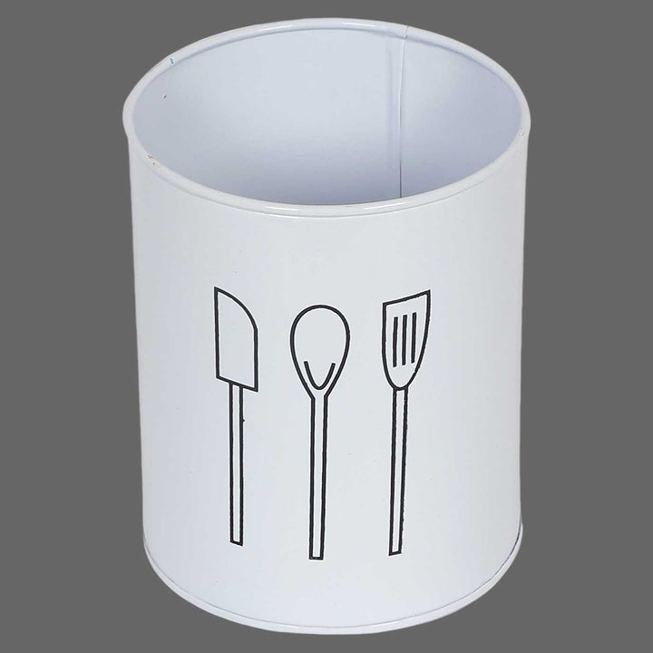 Handmade White Cutlery Stand | Set Of 2