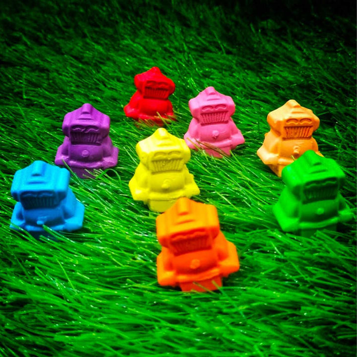 Handmade Non-Toxic Mini Robot Crayons | Set Of 8