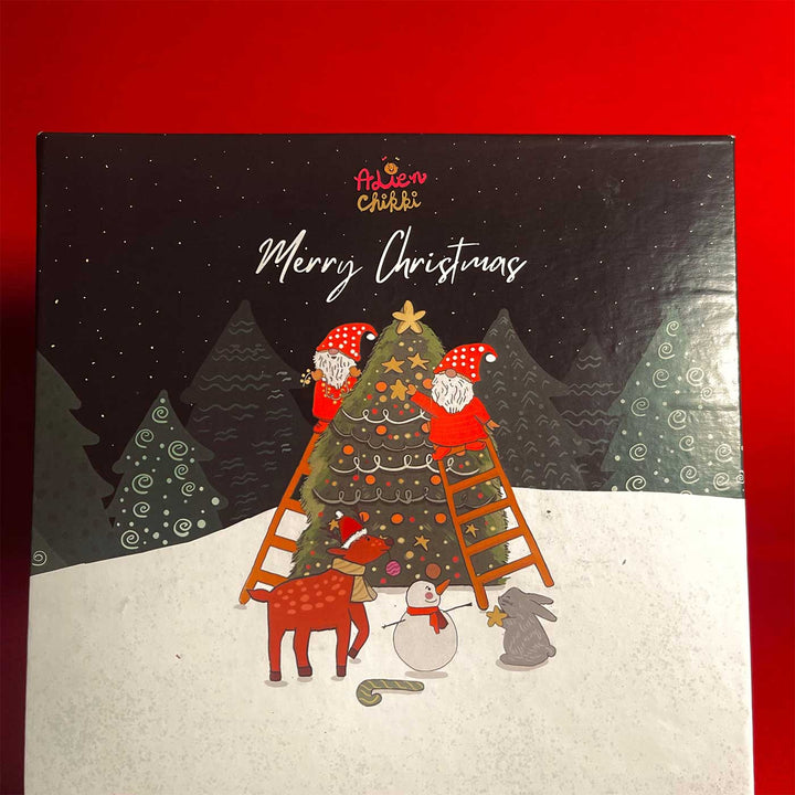 Hand Illustrated Winter Keepsakes Christmas Hamper | Includes Hangings And Box