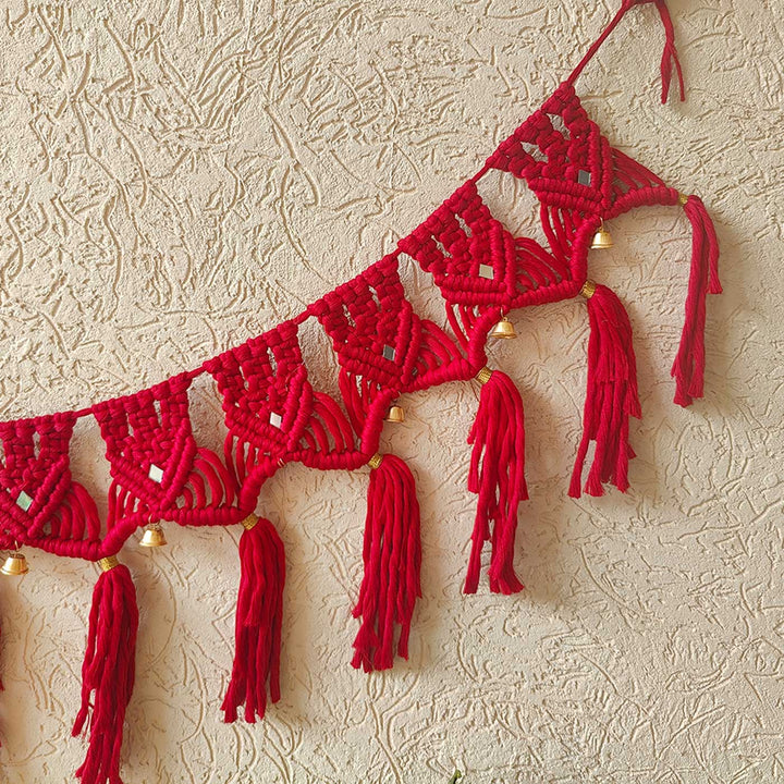 40 In | Handmade Macrame Samriddhi Design Cotton Toran
