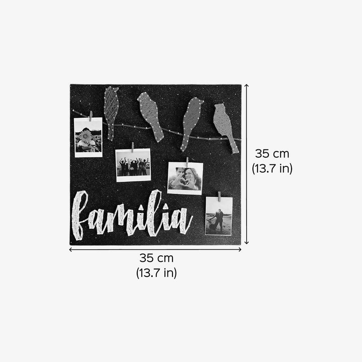 Photo Personalized Handmade String Art Birds Theme Wooden Decorative Plaque