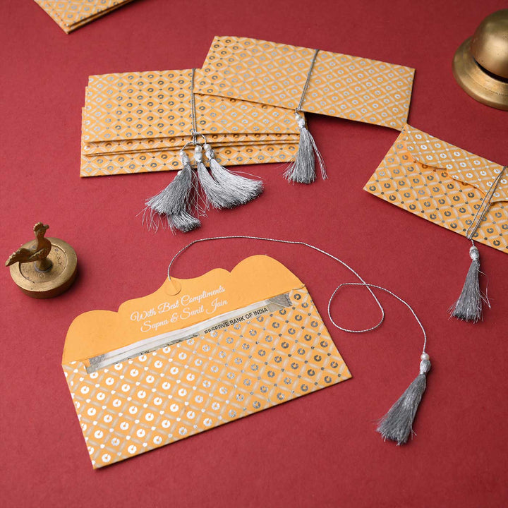 Personalized Handmade Sequence Paper Envelopes | Set Of 30