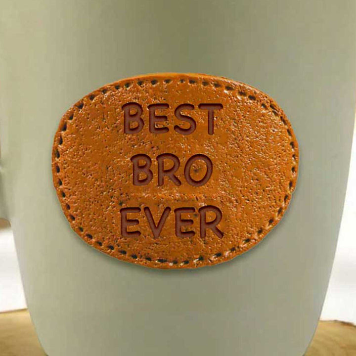 Personalized Hand-Painted Polymer Clay Best Bro Ever Theme Ceramic Mug