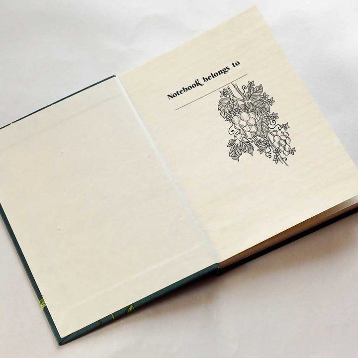Handmade Plaid Black Ruled Journal | 100  Pages