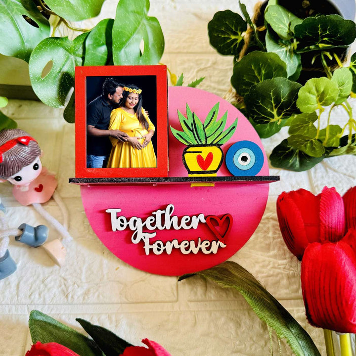 Photo Personalized Handmade Best Mom Ever MDF Wood Fridge Magnet With Stand