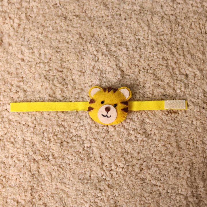 Customized Handmade Animals Theme Felt Rakhi