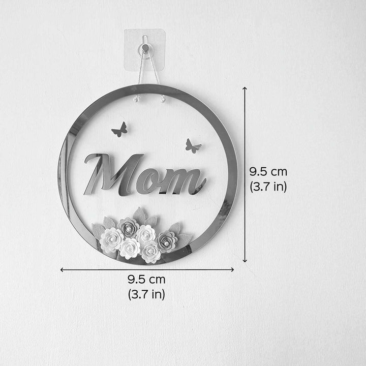 Handmade Mom Floral Theme Felt Hanging