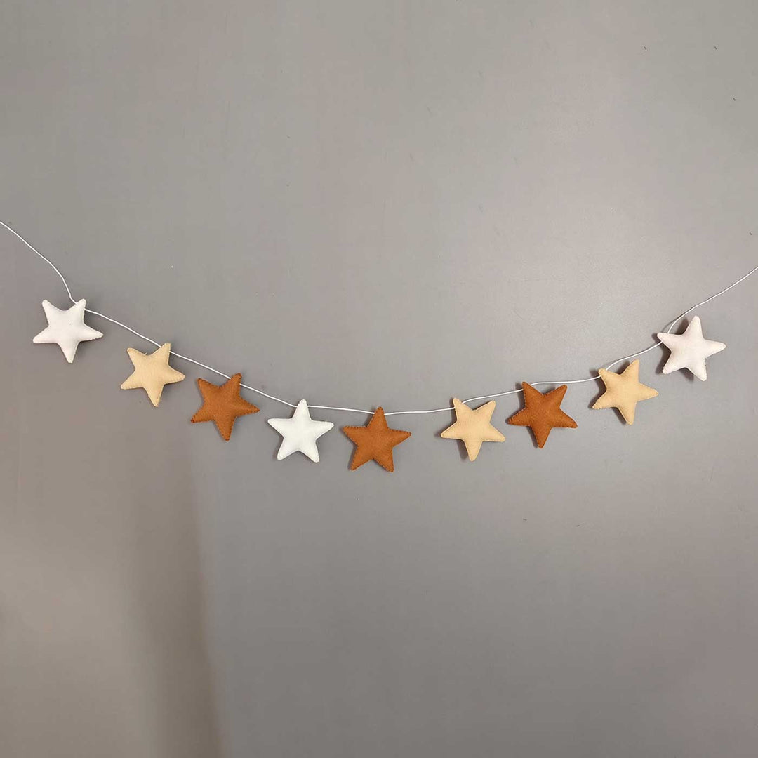 Handmade Stars Theme Felt Bunting For Kids