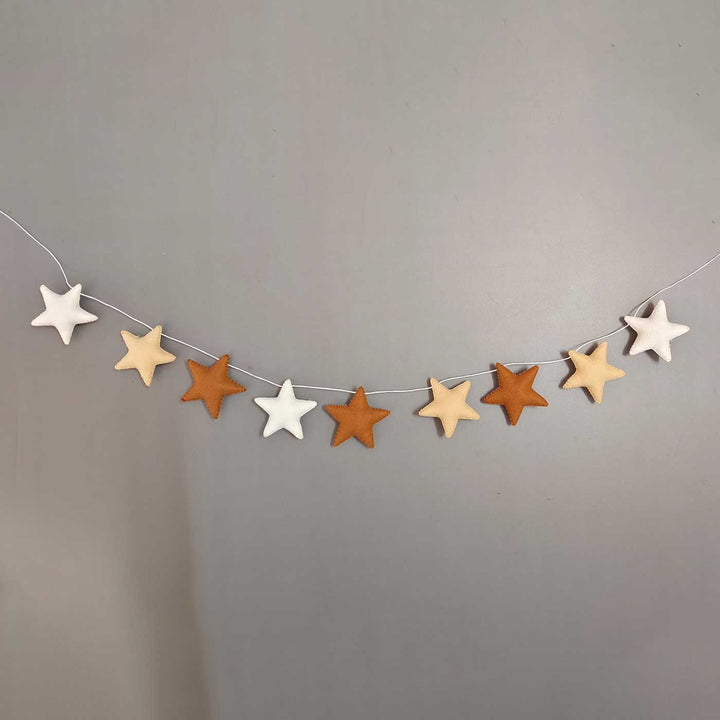 Handmade Stars Theme Felt Bunting For Kids
