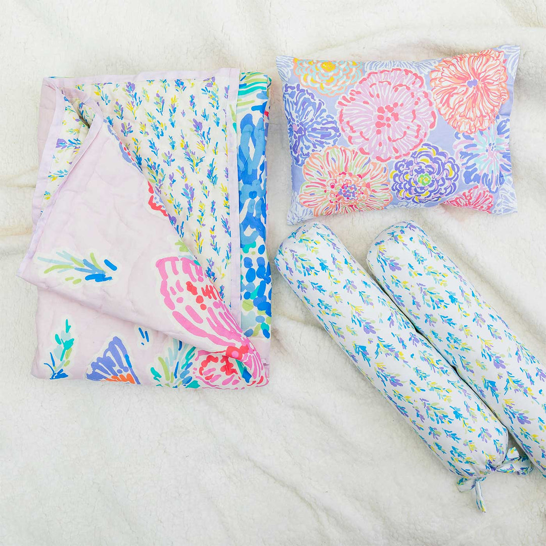 Personalized Sweet Dreams Theme Baby Bedding | Set Of 5